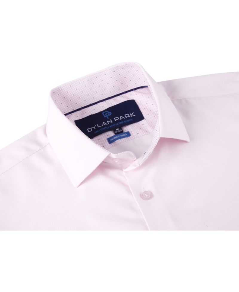 Men's Geometric Performance Stretch Button Down Dress Shirt