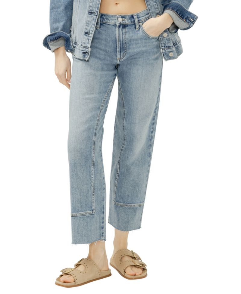 Women's Western Relaxed Straight-Leg Jeans