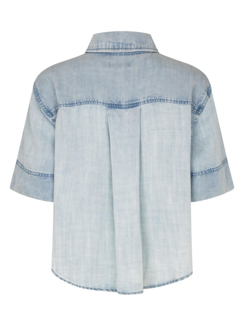 Women's Mairenova Denim Button-Front Shirt