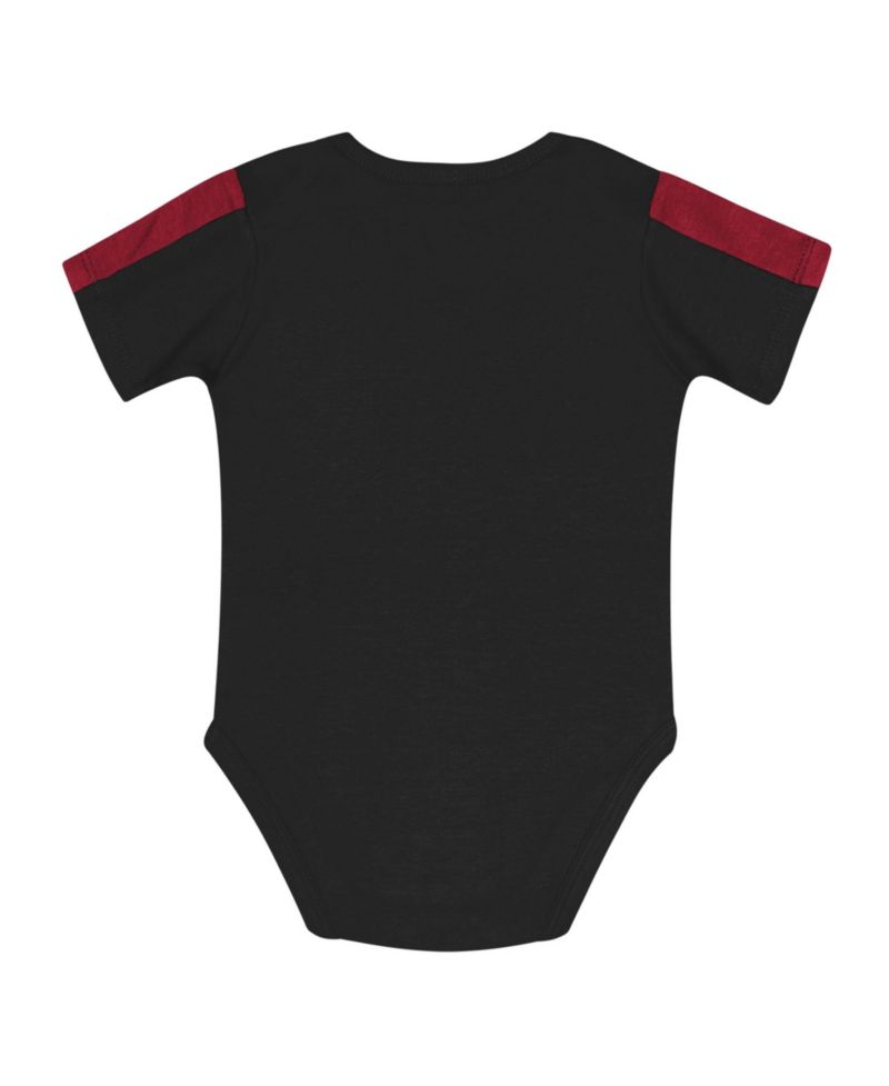 Baby Boys and Girls 3-Piece Garnet/Black South Carolina Gamecocks Double Down Bodysuit and Pants Set