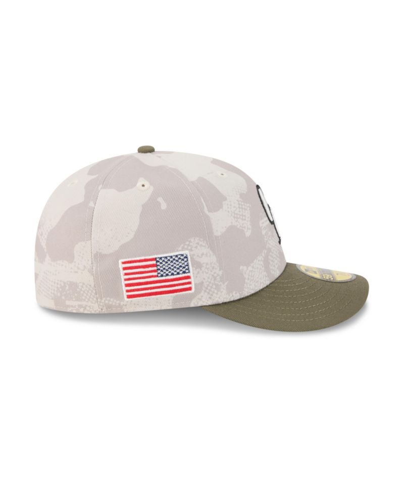 Men's Light Beige/Olive Colorado Rockies 2025 Armed Forces Day 59FIFTY Fitted Hat