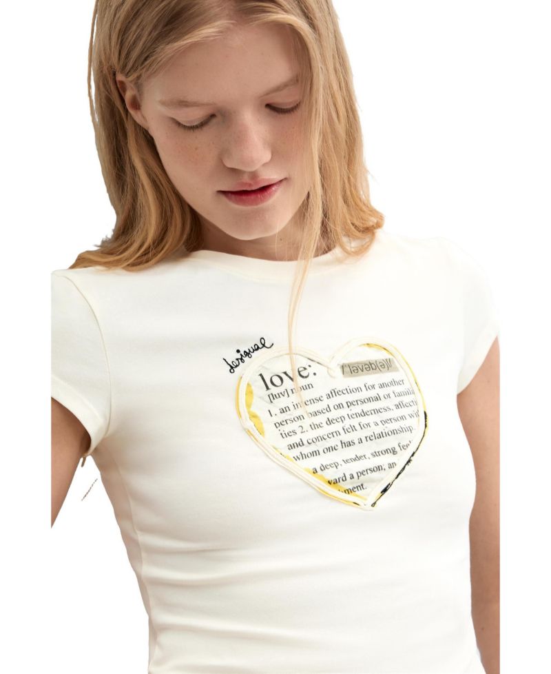 Women's T-shirt With Message Print