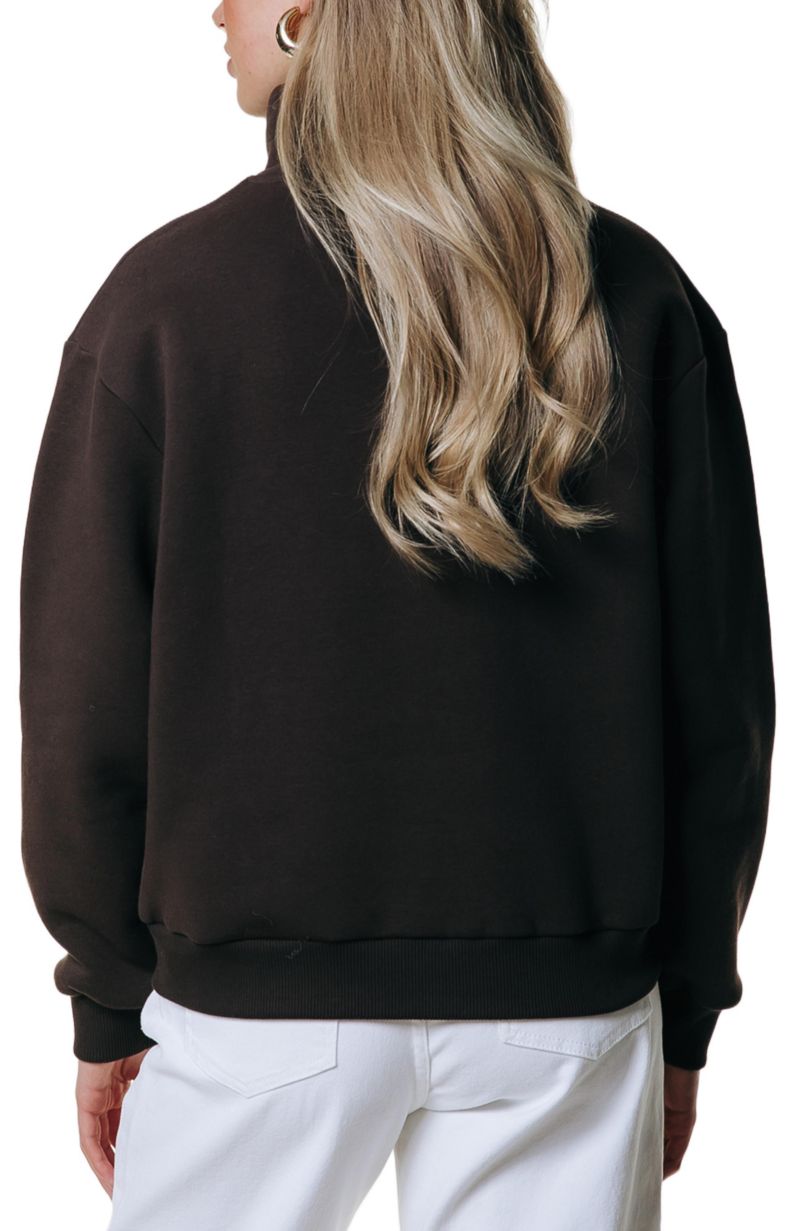 Women's Uni Logo Wave Zip Sweat