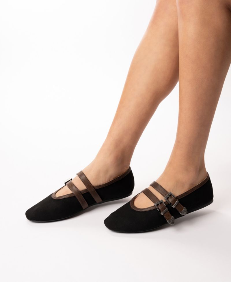Women's Florene Double Mary Jane Buckle Flats