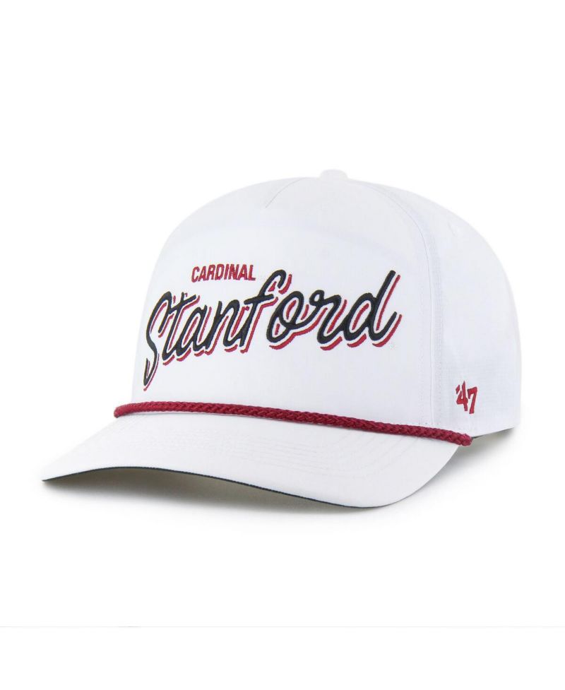 Men's White Stanford Cardinal Fairway Hitch Adjustable Hat