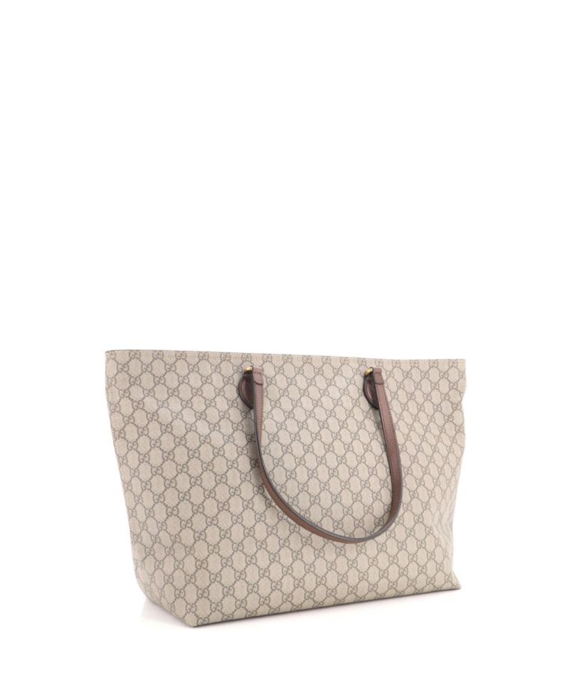 Medium Ophidia Zip Tote GG Coated Canvas