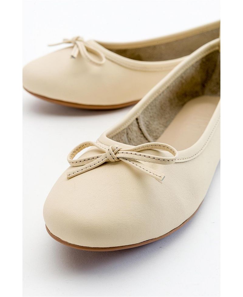 Women's Florence Leather Ballerina Flats