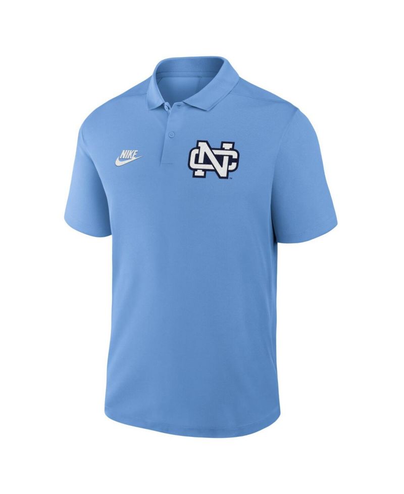 Men's Carolina Blue North Carolina Tar Heels Primetime Victory Legacy Vault Logo Performance Polo Shirt