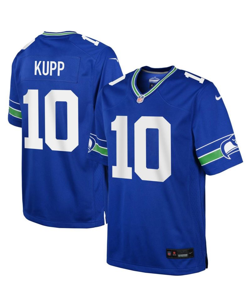 Big Boys and Girls Cooper Kupp Royal Seattle Seahawks Game Jersey