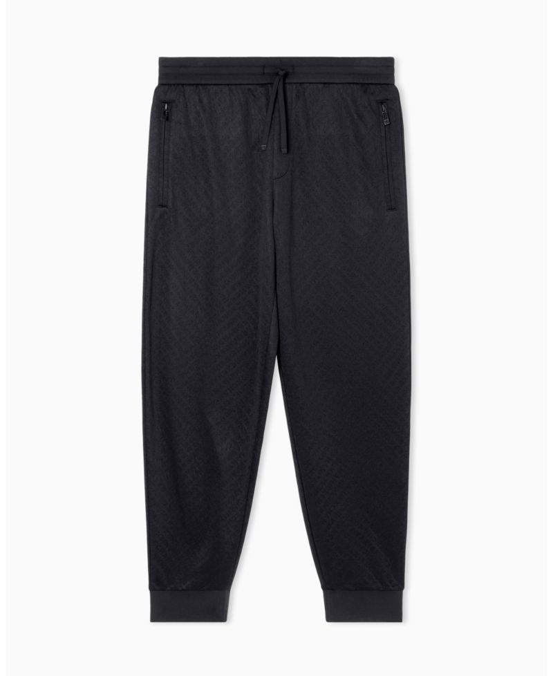 Men's Jacquard Allover Logo Jogger