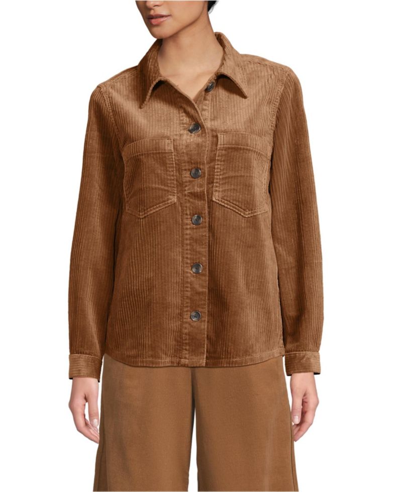 Women's Wide Wale Corduroy Shirt Jacket