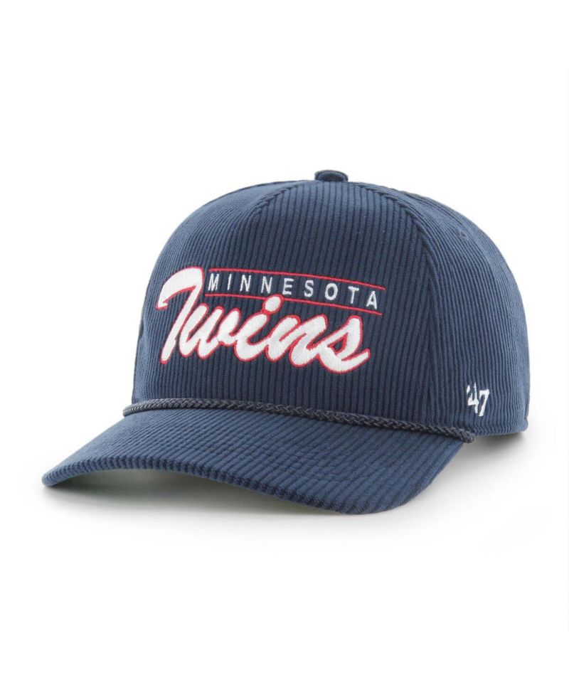 Men's Navy Minnesota Twins Corduroy Hitch Adjustable Hat