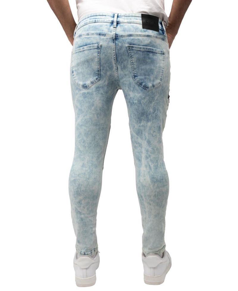 RAW X Men's Skinny Flex Moto Jeans