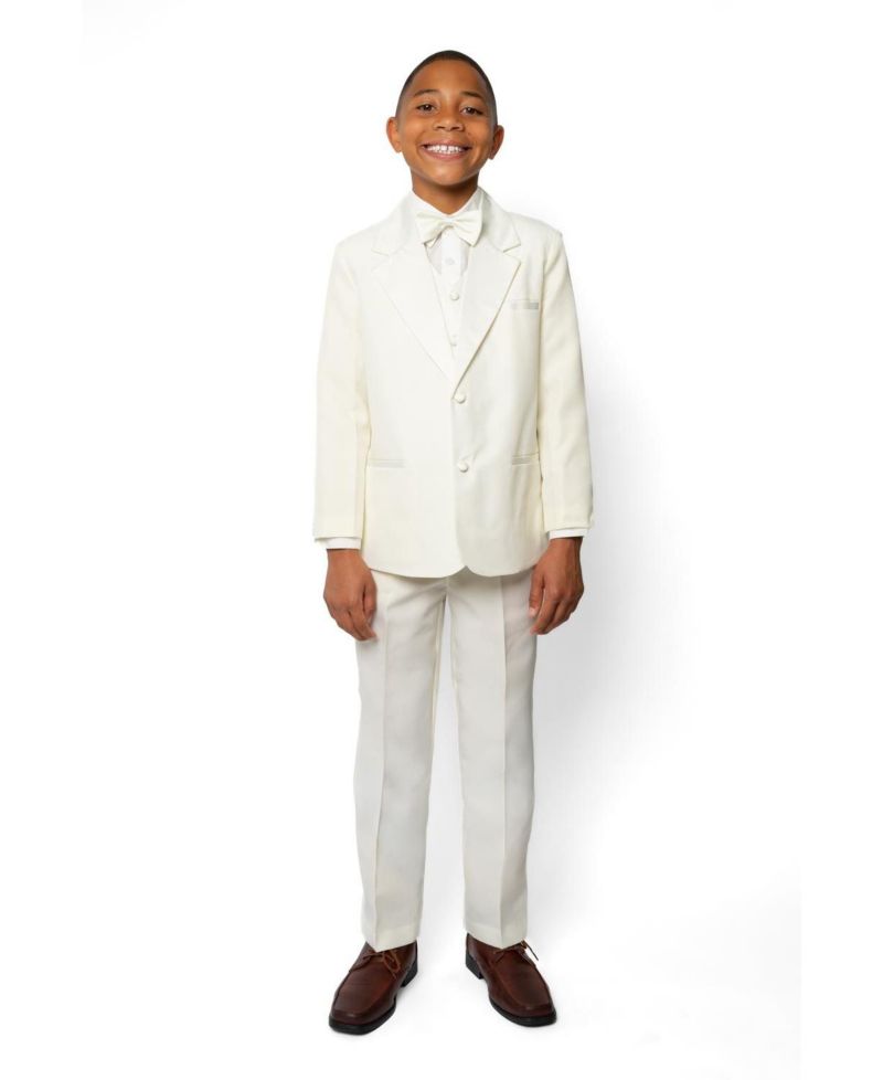 Big Boys Bond 5-Piece Shirt, Bowtie, Jacket, Vest and Pants Tuxedo Set