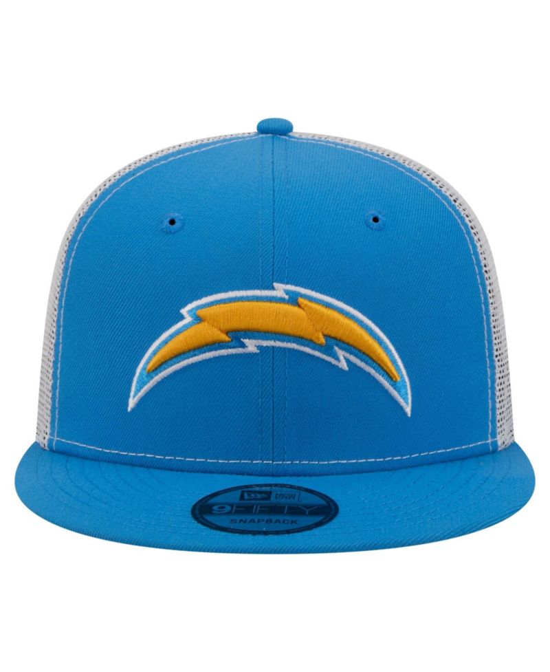 Men's Powder Blue Los Angeles Chargers Core Team 9FIFTY Trucker Snapback Hat
