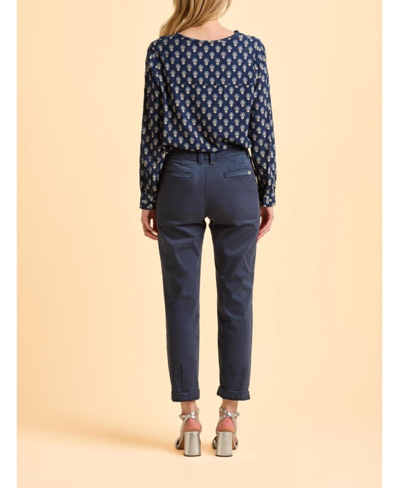 Women's Juliette Long Sleeve Tie Neck Blouse