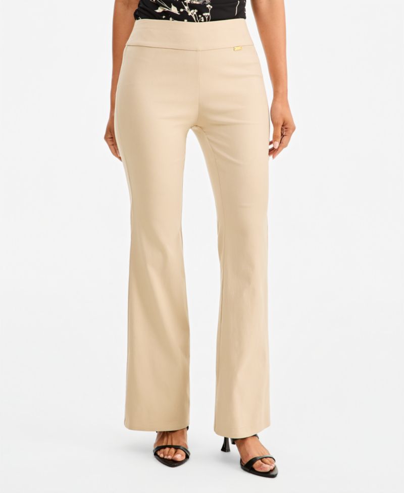 Petite High-Rise Flare Pants