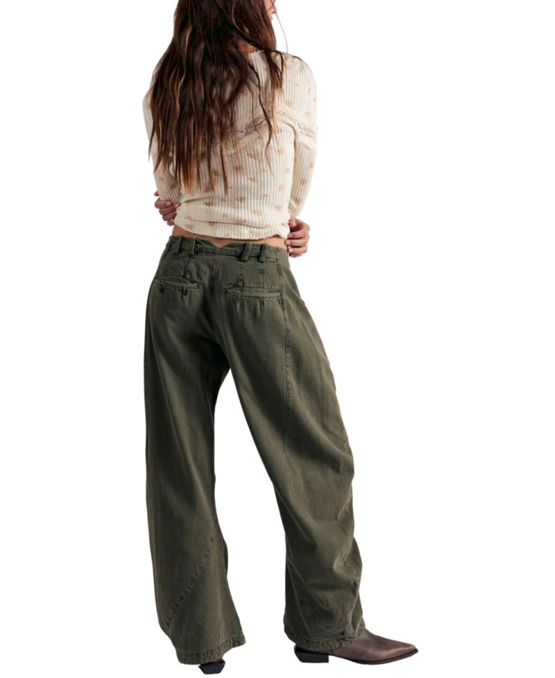 Women's Spotlight Mid-Rise Barrel Chino Trousers
