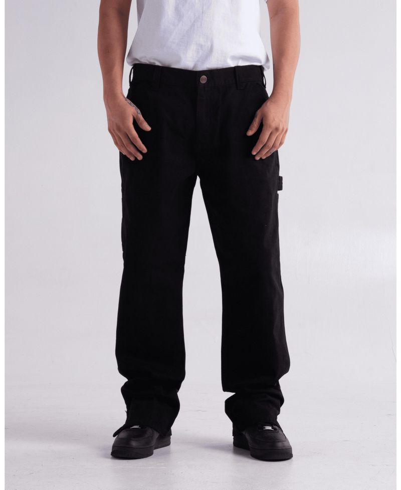 Men's Canvas Carpenter Zip Leg Pants