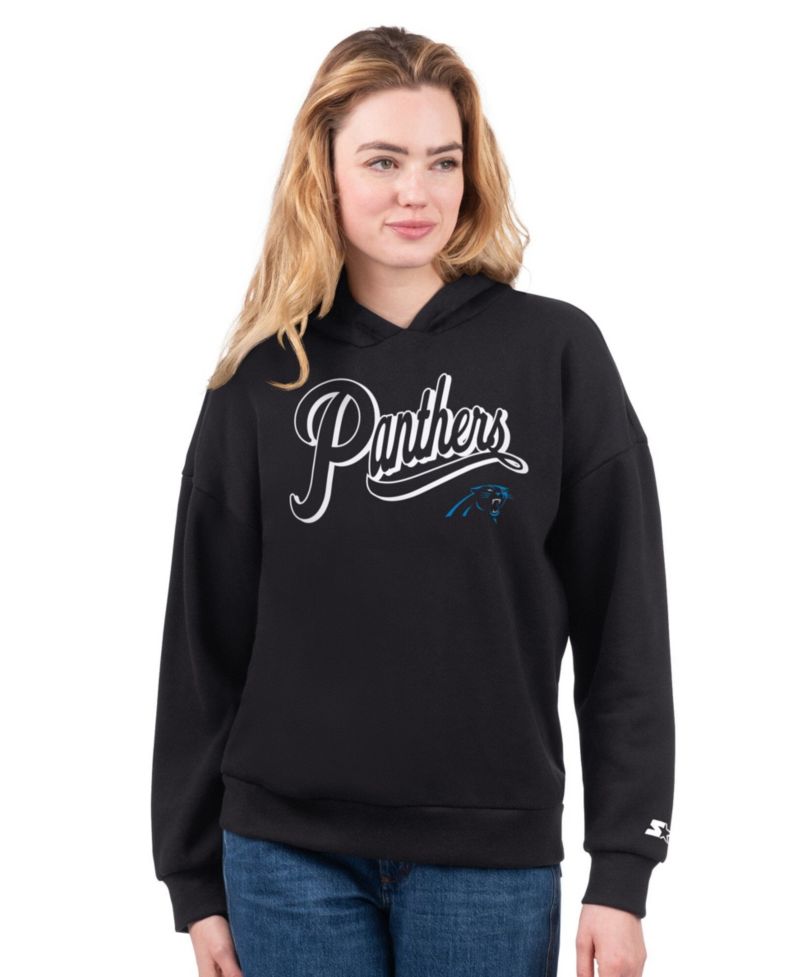 Women's 2-Piece Blue/Black Carolina Panthers Hoodie & T-Shirt Combo Pack
