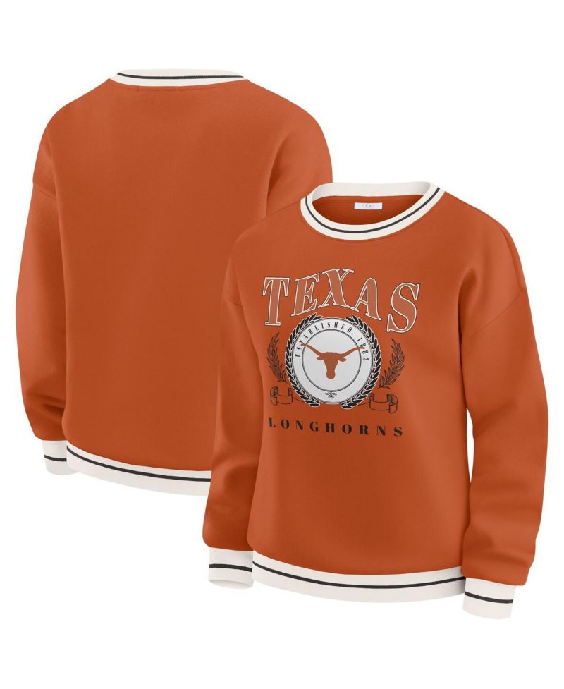 Women's Texas Orange Texas Longhorns Seal Sweatshirt