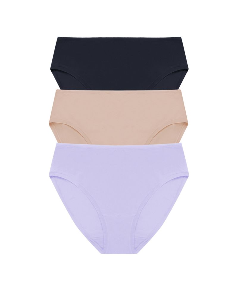 Women's Bliss Bare Cotton Hipster 3 Pack