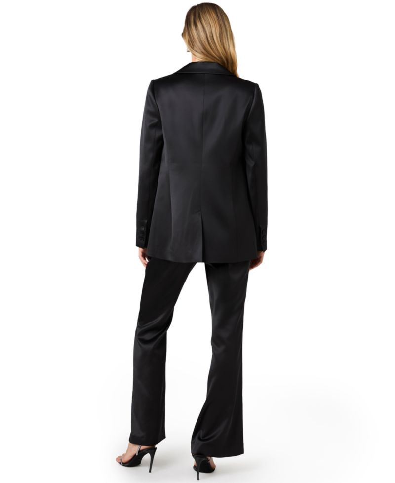 Women's Maelys Stretch Long-Sleeve Satin Blazer