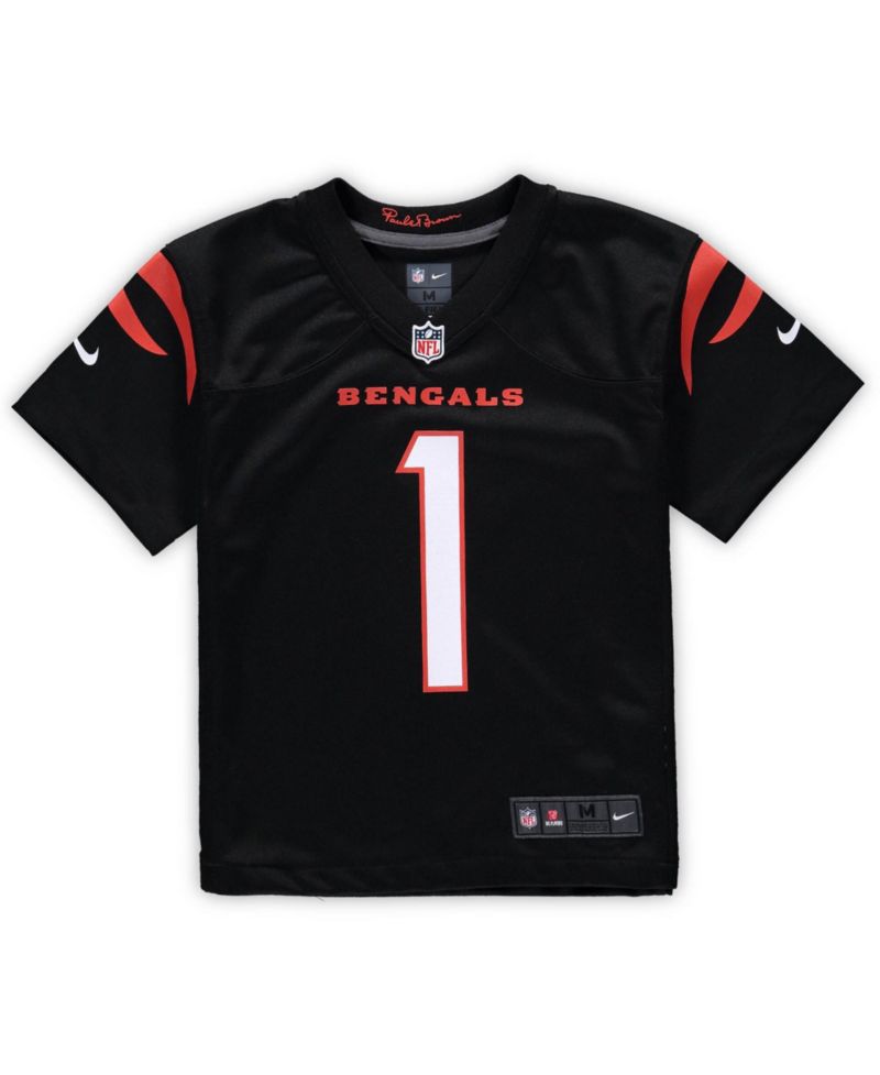 Preschool Ja'Marr Chase Black Cincinnati Bengals Game Jersey