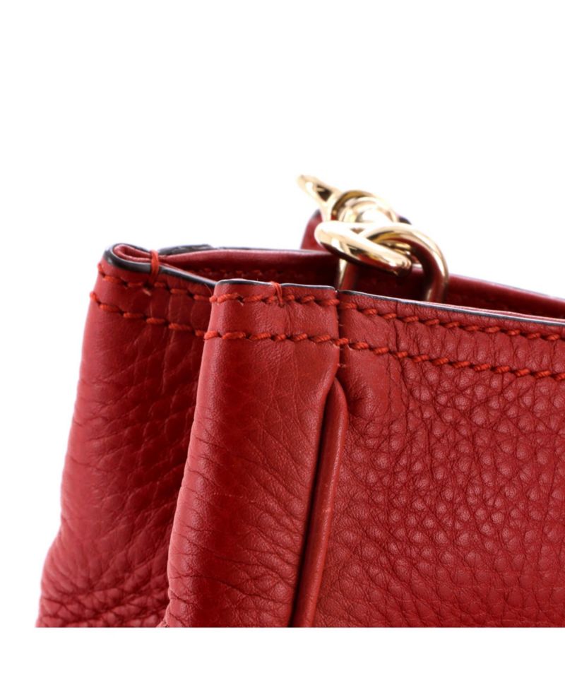 Medium Bamboo Shopper Tote Leather