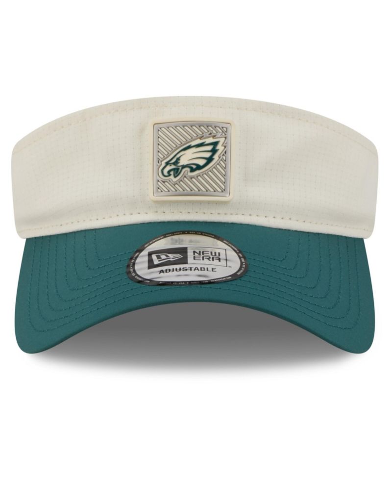 Men's Cream/Midnight Green Philadelphia Eagles 2026 NFL Training Camp Adjustable Visor