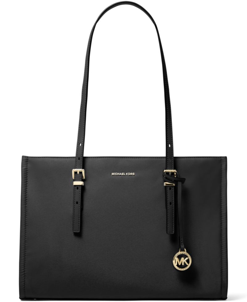 Michael Kors Zadie Medium East West Top Zip Tote Handbag