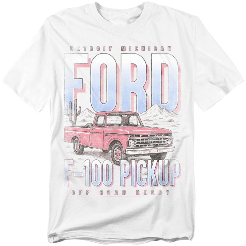 Men's Ford Trucks F100 Pickup Retro T-Shirt