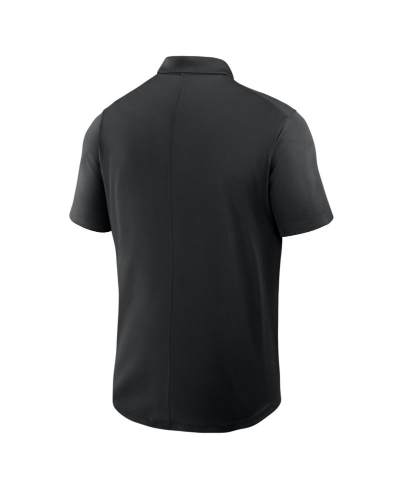 Men's Black Pittsburgh Steelers Wordmark Victory Dri-FIT Polo Shirt