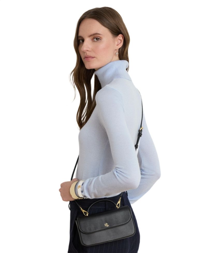 Marcy Small Smooth Leather Crossbody Bag