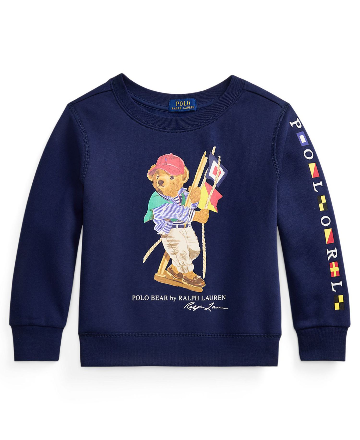Толстовка с круглым вырезом Polo Bear для мальчиков 2-7 лет