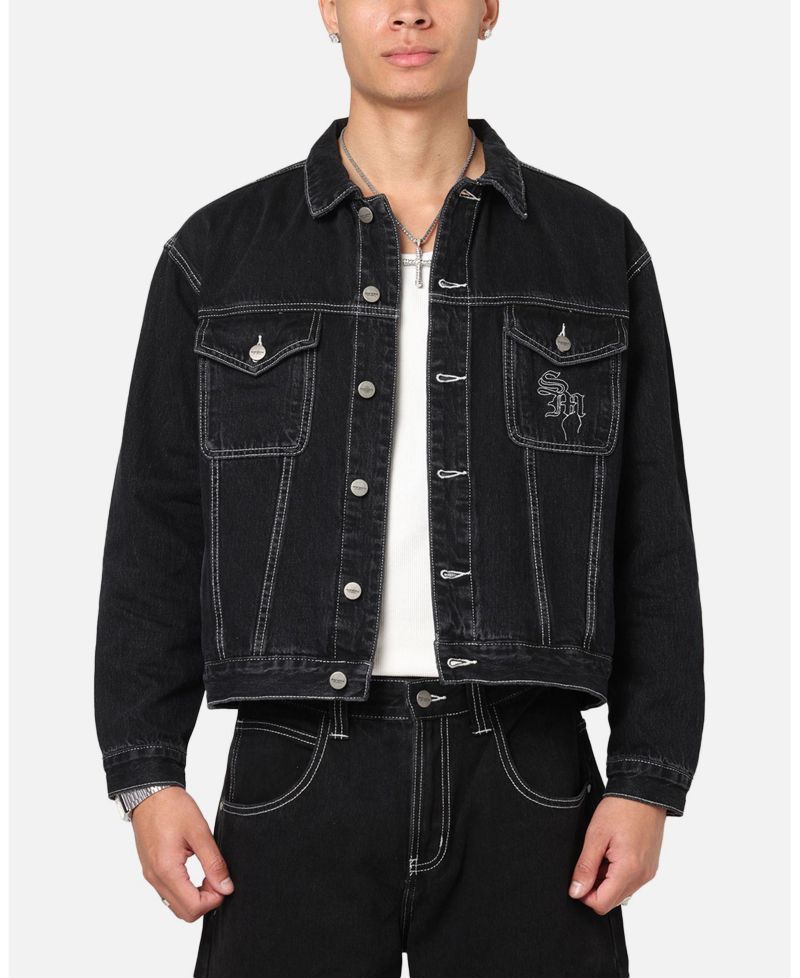 Men's Fray Trucker Denim Jacket