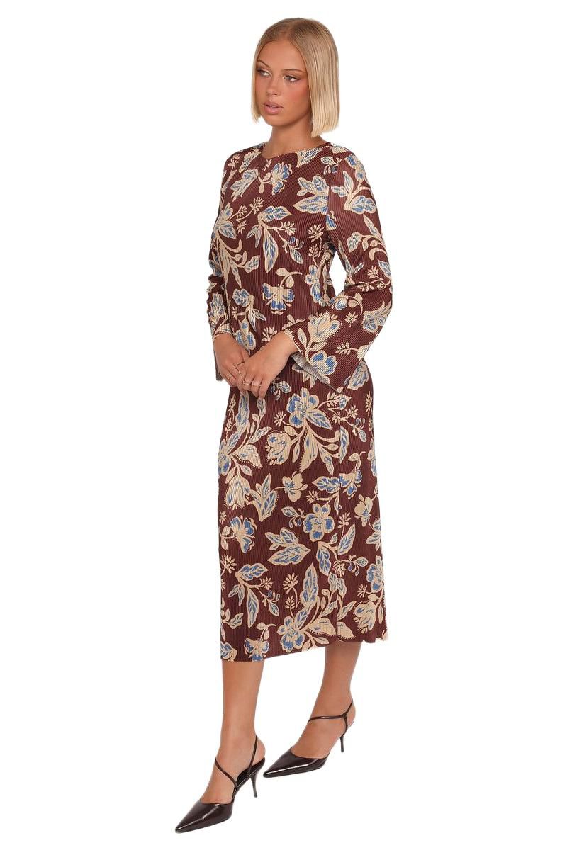 Women's Morena Long Sleeve Midi Dress