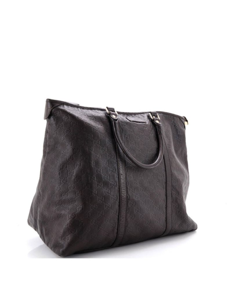 Medium Joy Zip Top Tote Guccissima Leather