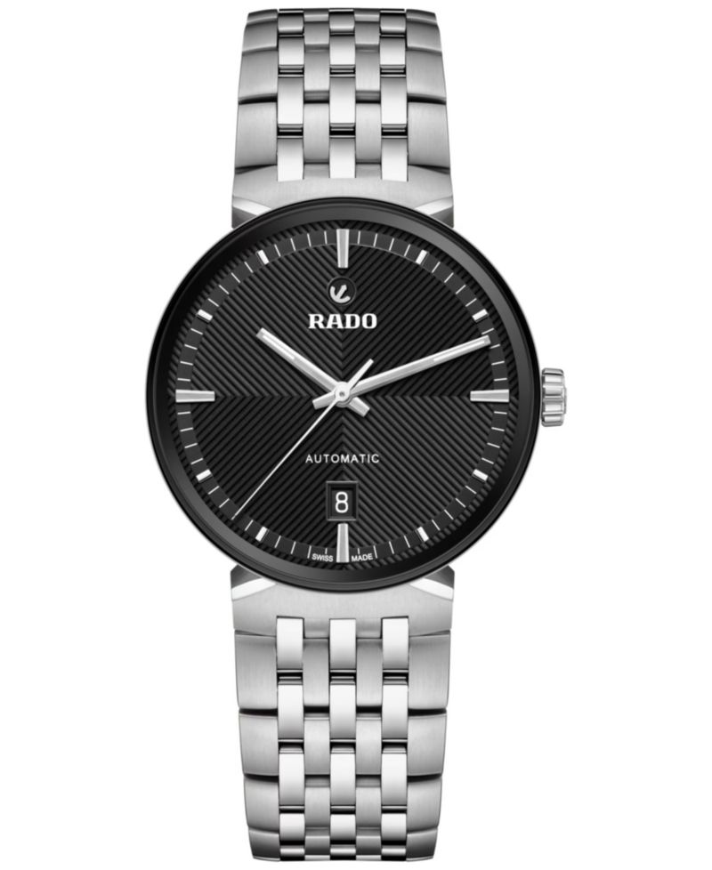 Unisex Swiss Automatic Florence Stainless Steel Bracelet Watch 39mm