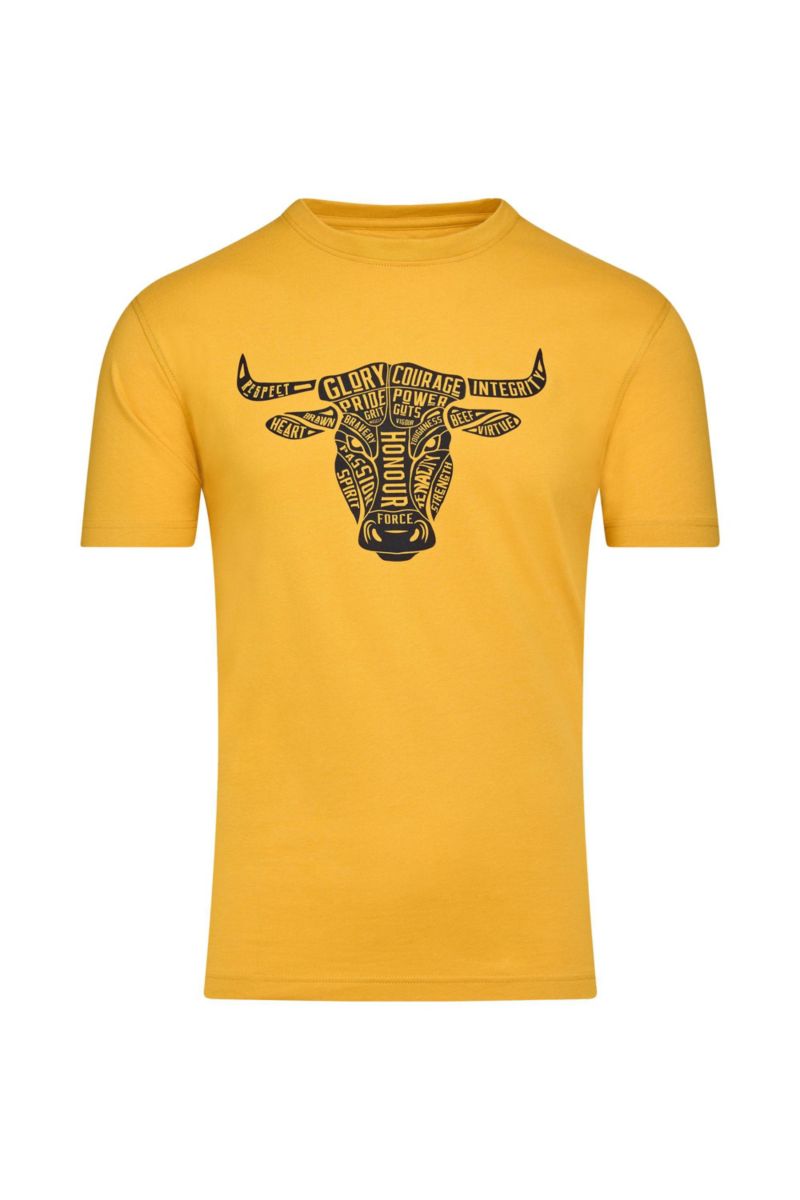 Men's YFC Word Bull Head T-Shirt