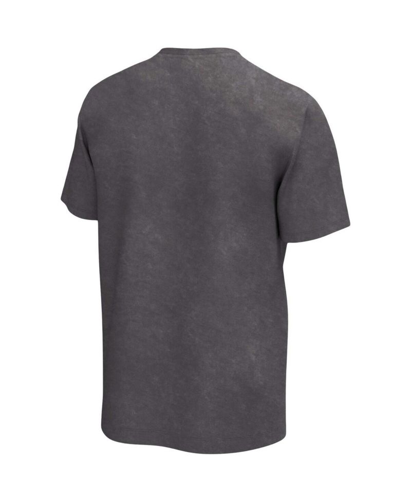 Men's Charcoal Distressed ZZ Top Gimme All Your Lovin' Washed Graphic T-shirt