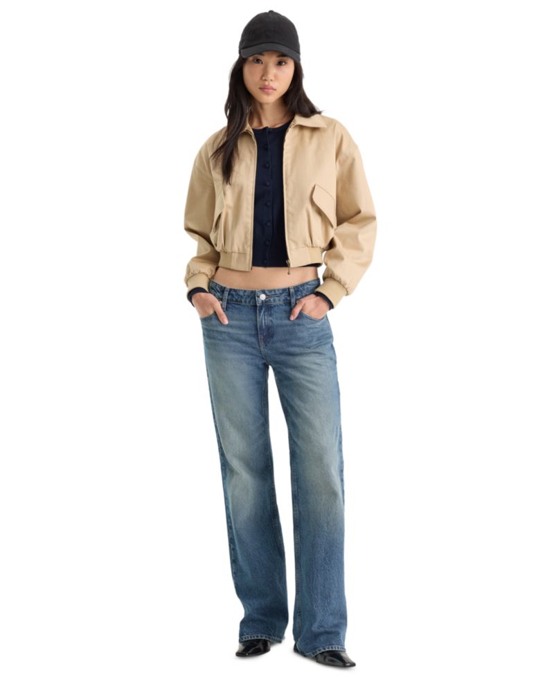 Women's Vintage Low-Rise Bootcut Jeans