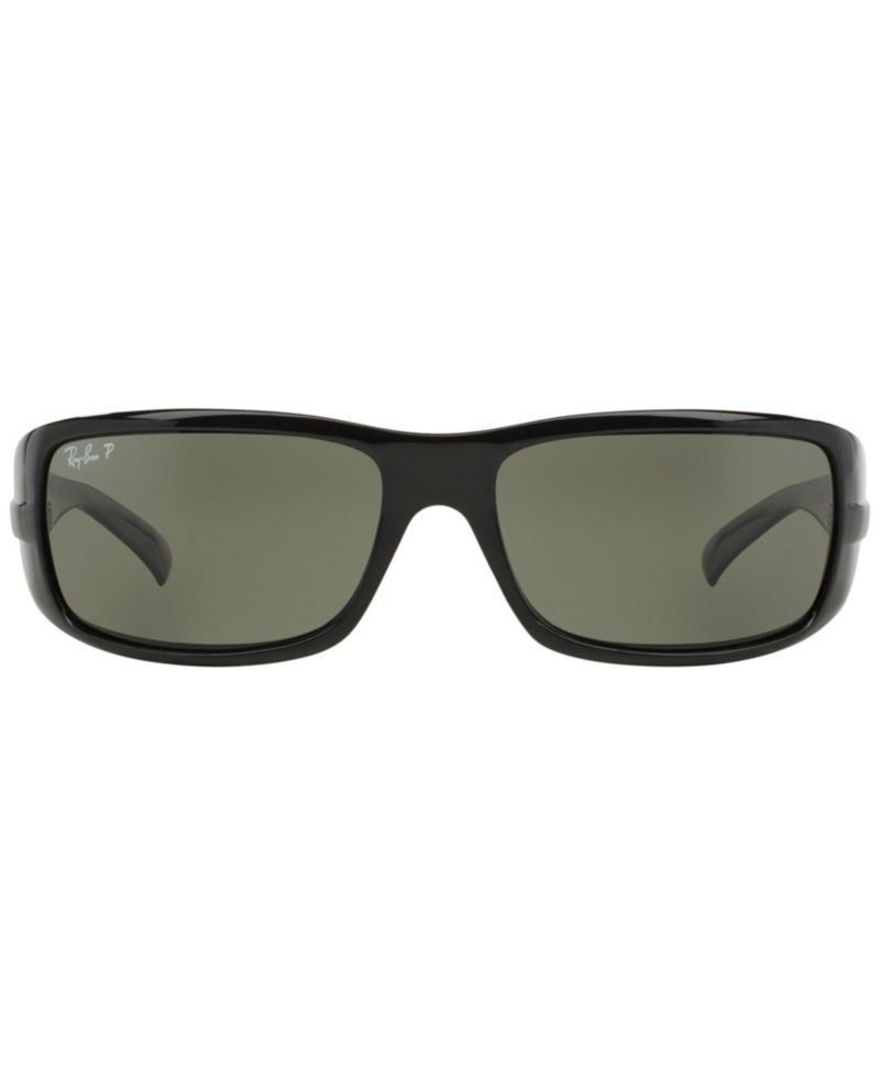 Men's Rectangle Sunglasses, RB4057 61