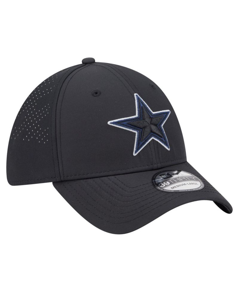 Men's Black Dallas Cowboys 39THIRTY Flex Hat