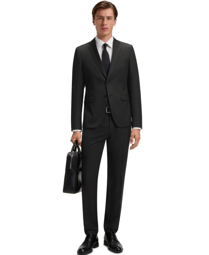 Men's Virgin-Wool Extra-Slim-Fit Suit Jacket