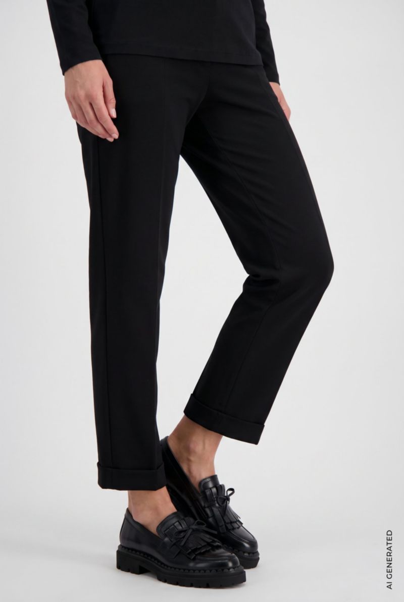 Women's Ponte Roma Knit Pull-On Pant