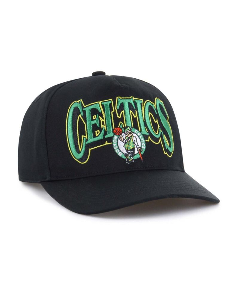Men's Black Boston Celtics Every Time Past Champs Hitch Adjustable Hat