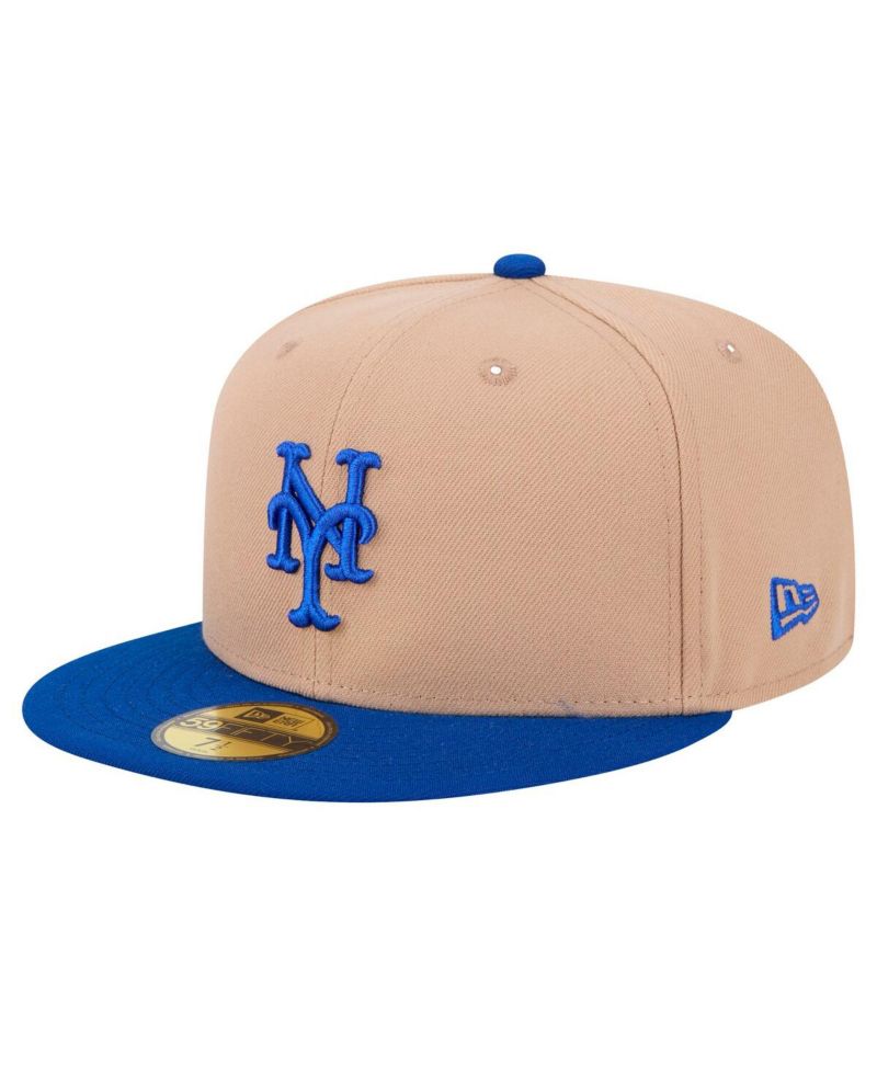Men's Khaki New York Mets 59FIFTY Fitted Hat