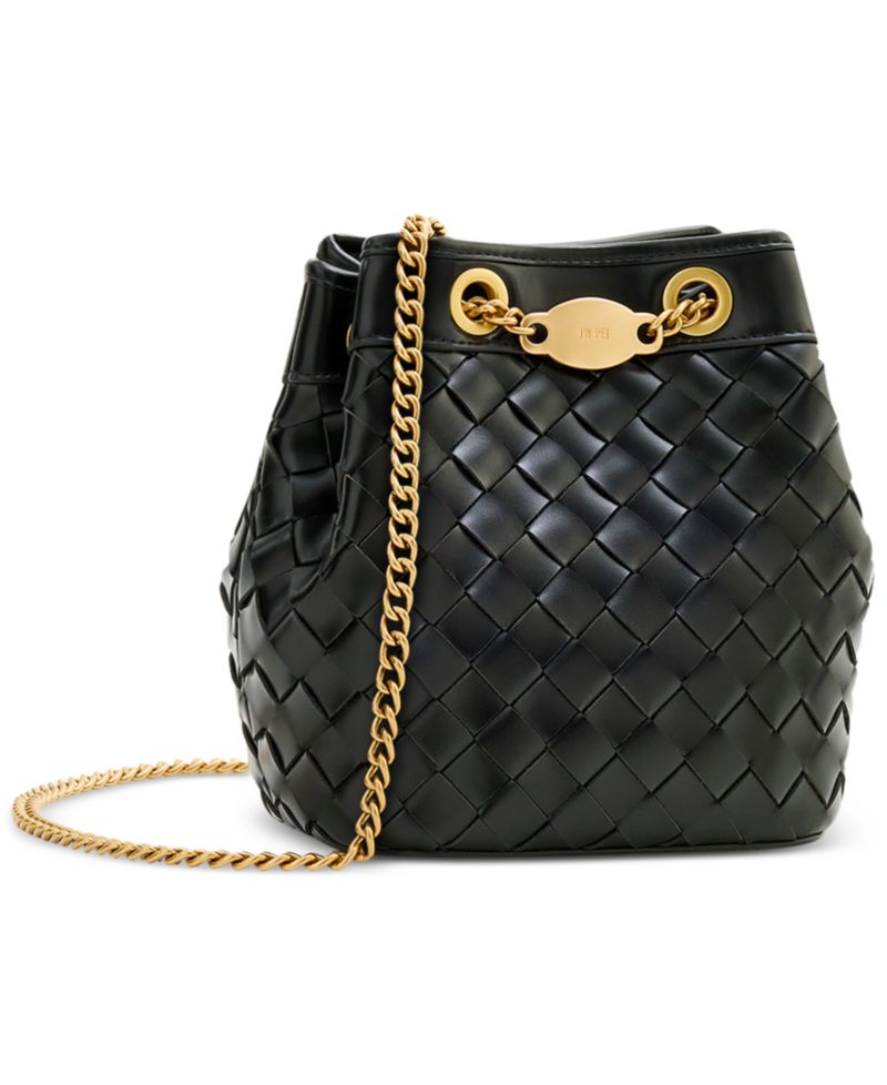 Yara Hand-Woven Bucket Handbag