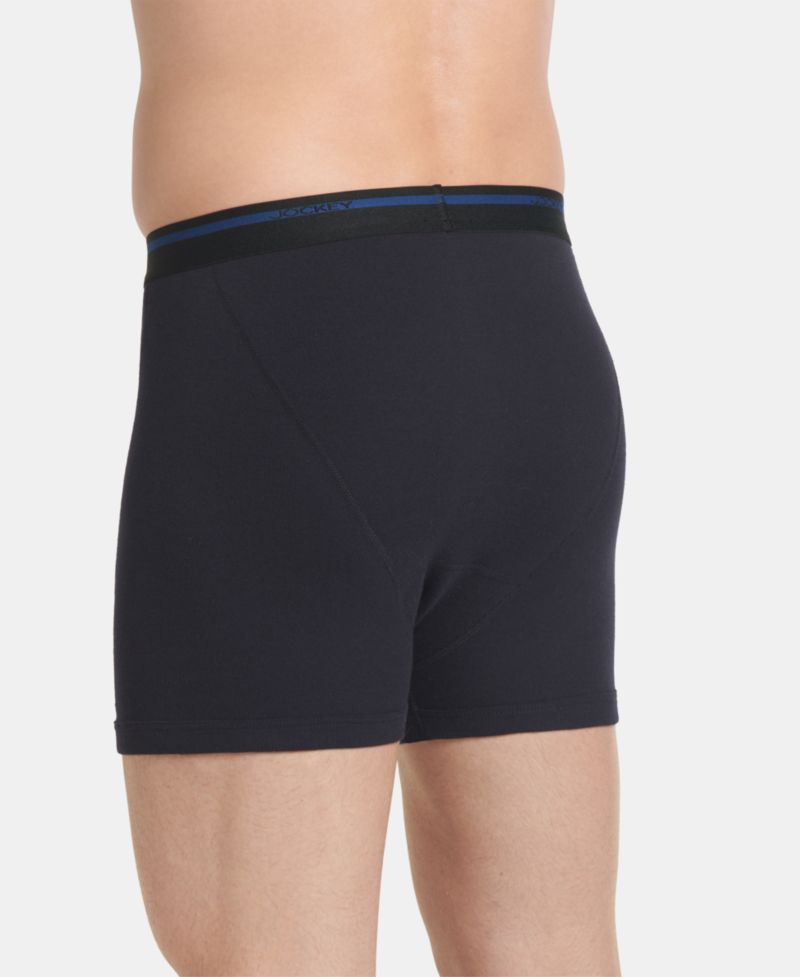Men's Big & Tall 2-Pack Lightweight Cotton Boxer Briefs